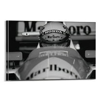 Ayrton Senna Poster Painting On Canvas Wall Art Poster Scroll Picture Print Living Room Walls Decor Home Posters 24x36inch(60x90cm)