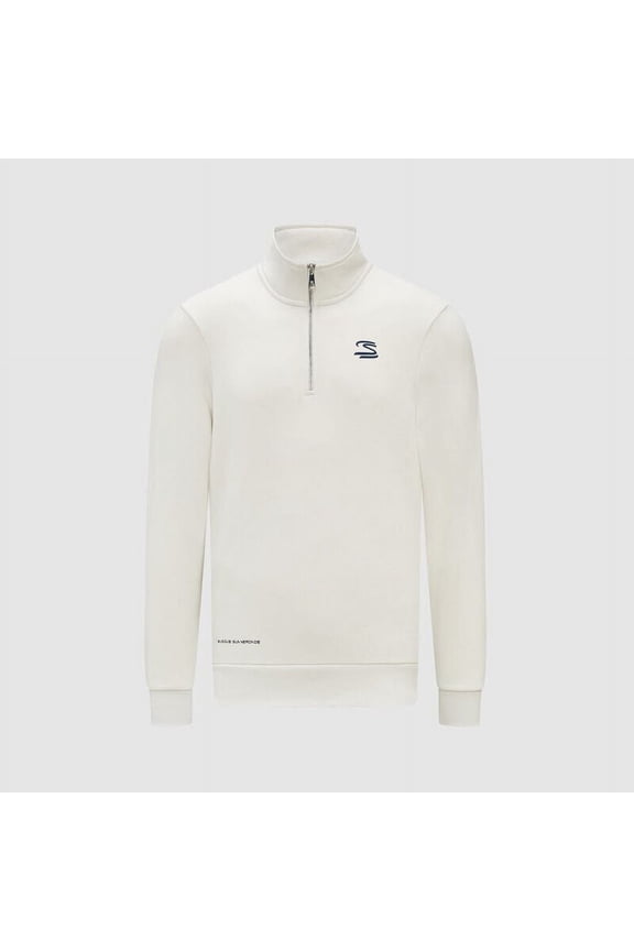 Seasonal 1/4 Zip Sweater - White