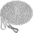 thumbnail image 1 of Aystkniet 30 ft Chew-Proof Dog Chain, Heavy-Duty Stainless Steel Tie-Out Cable for Large Dogs, Tangle-Free, 1 of 6