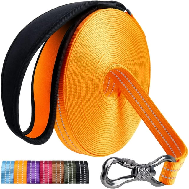 Aystkniet DoubleSided Reflective Dog Leash Rope, 10 FT/32 FT/50 FT/65