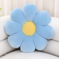 thumbnail image 1 of Aystkniet Soft Decorative Flower Throw Pillow, 16'' Pink Daisy Floor Cushion for Bed, Sofa, Couch (1 Pack, Blue), 1 of 8