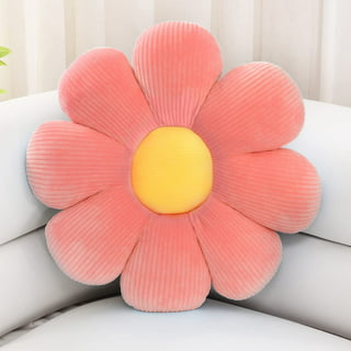 1pc Flower Shaped Seat Cushion Pillow For Office Classroom Chair Sofa,  Sunflower Petals Buttocks Cushion