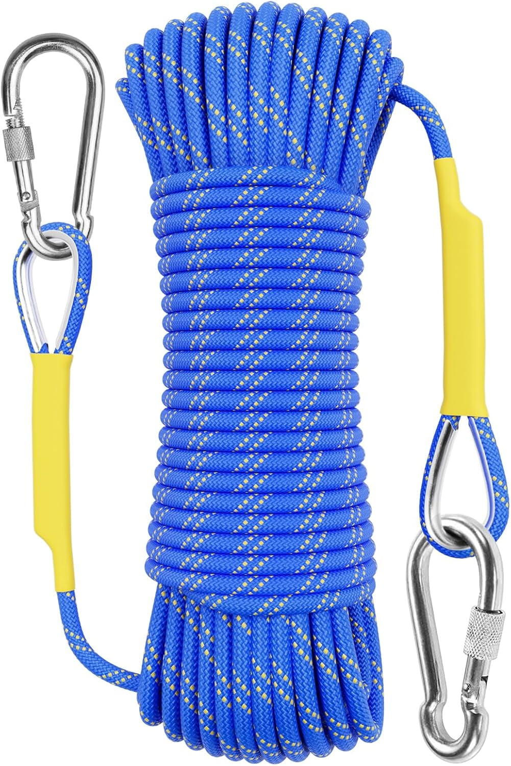 Aystkniet Static Climbing Rope, 8mm, 15KN Load, Orange 10M/20M, Blue ...