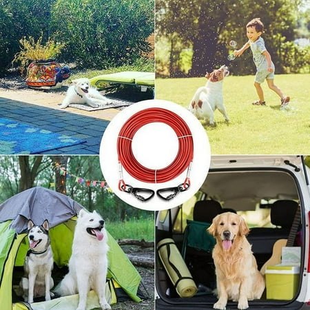 Aystkniet Retractable Interactive Dog Toy, Rope Tug of War Toys for Small or Medium Dogs, Outdoor Hanging Exercise Play Tug War, Dog Rope Chew Toy to Exercise and Fun Solo Play
