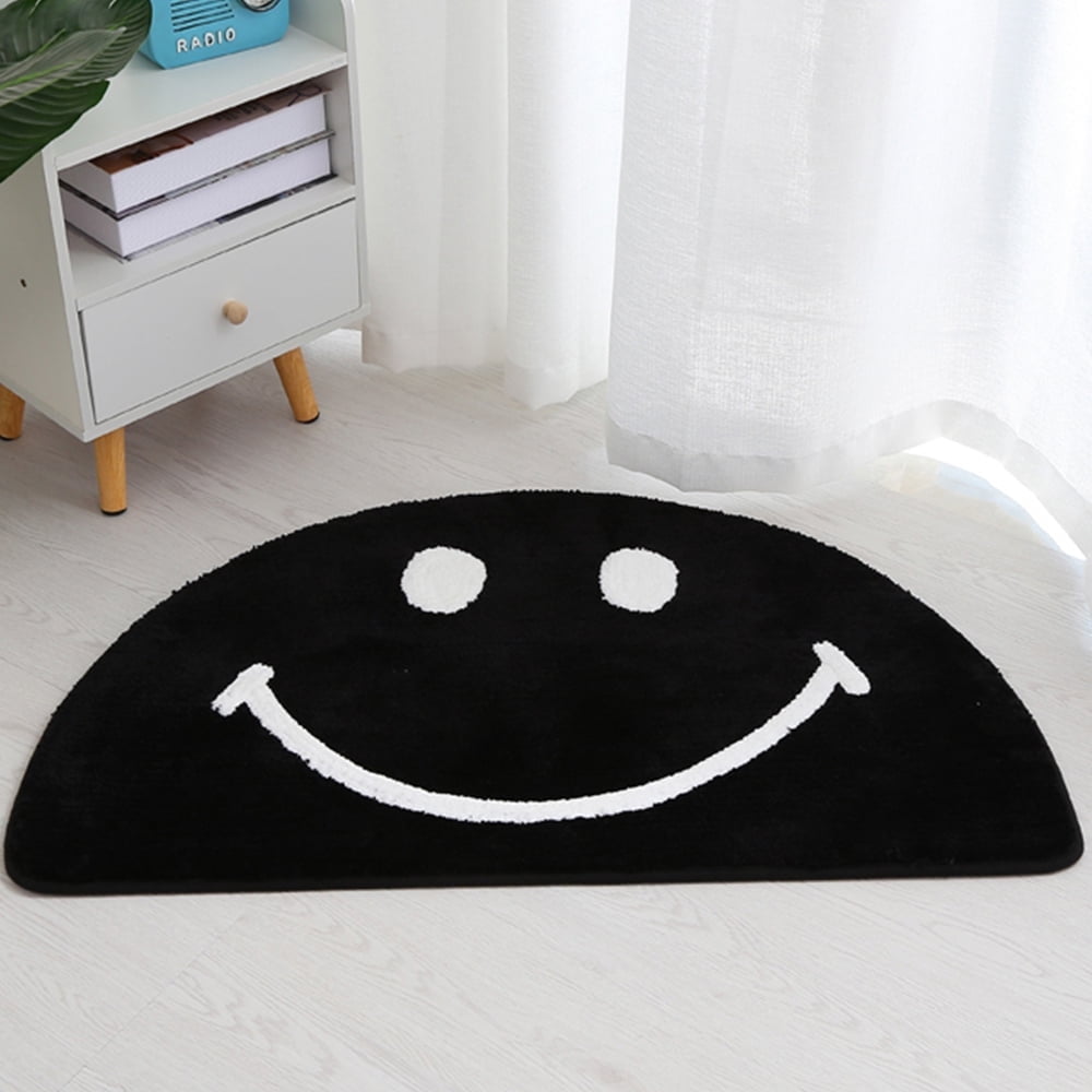 Aystkniet Smiley Face Door Mat Front Doormats Indoor Outdoor, 16"x24