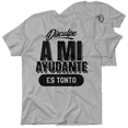 thumbnail image 1 of Ayudante - Heather Gray T-Shirt, 1 of 2