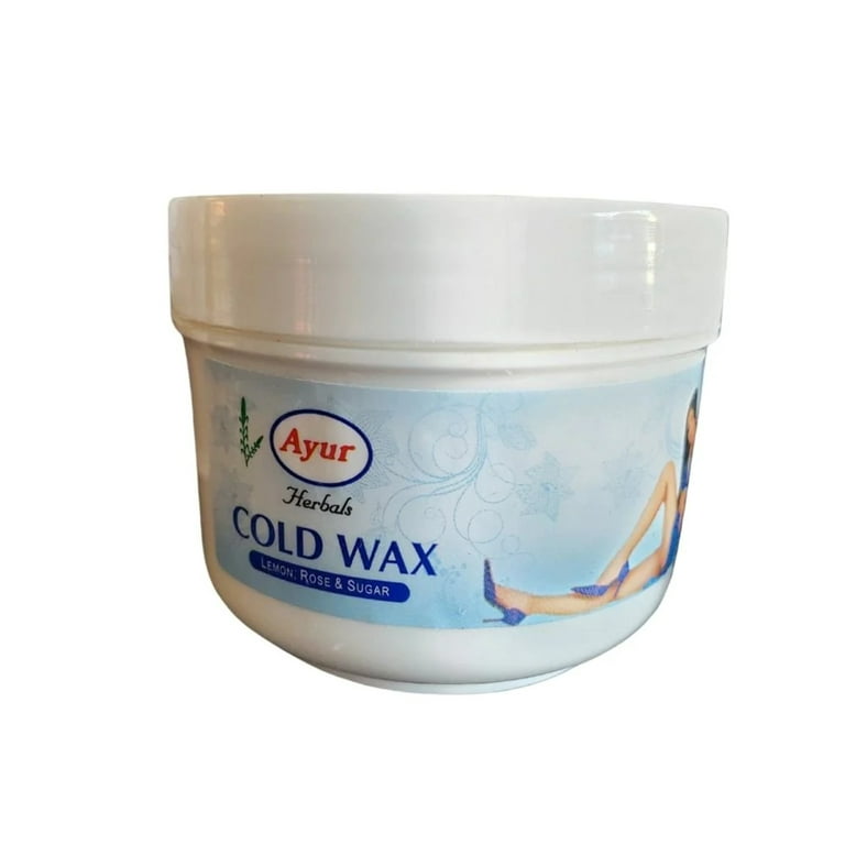 Ayur Herbals Cold Wax With Lemon Rose Sugar 150g 