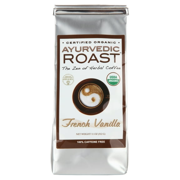 Ayurvedic Roast Coffee Substitute Alternative Organic Vegan Healthy Caffeine-Free Vanilla 11 oz