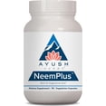 thumbnail image 1 of Ayush Herbs Neem Plus Supplement, Skin and Digestion Support for Men and Women, 90 Count, 1 of 8