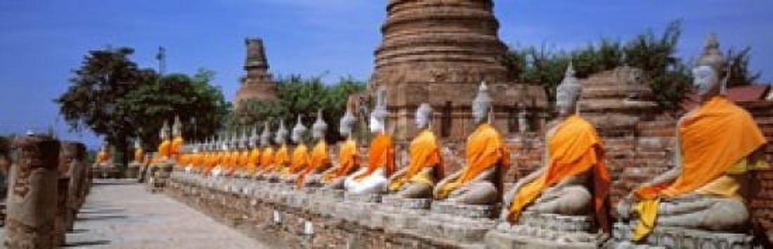 Ayutthaya Thailand Canvas Art - Panoramic Images (18 x 6)