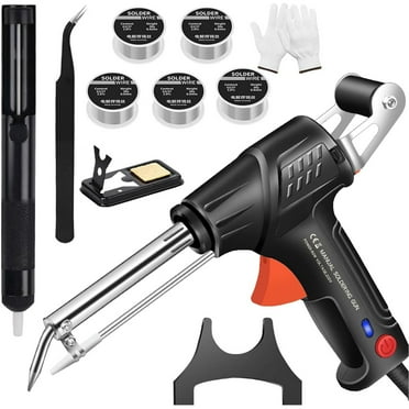 Ayyecoeeye Welder, 5-Piece Set Ayyecoeeye Welding Gun, Versatile Internally Heated Industrial Laser Welding Tools with Spare Tin Wire, High Precision Soldering Kit (Black)