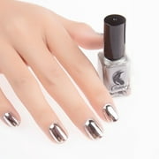 Ayyufe 6ml Metallic Chrome Mirror Effect Sexy Nail Art Polish Varnish Manicure Tool