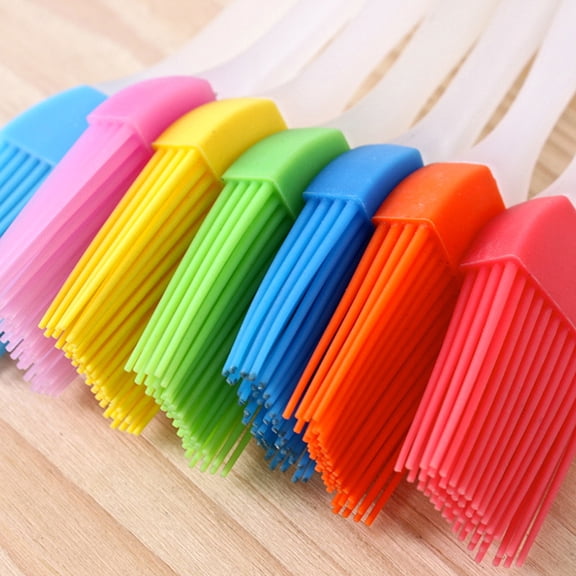 Ayyufe Baking Brush; Kitchen Baking Cake Pastry Bread Bakeware Oil Roast Cream Utensil Basting Brush; Random Color