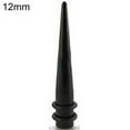 thumbnail image 1 of Ayyufe Black Straight Acrylic Cone Shape Ear Expander Stretcher Taper Plug Device, 1 of 6