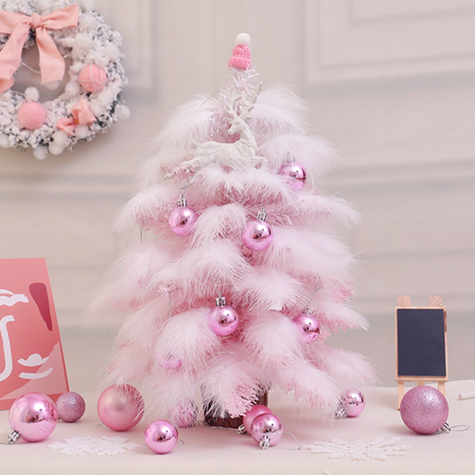 Ayyufe Christmas Tree LED Light Fine Workmanship PVC Artificial Table