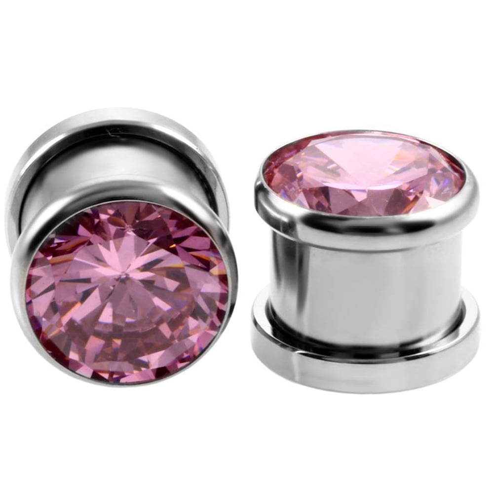 Cubic zirconia hotsell plugs