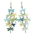thumbnail image 1 of Ayyufe Earrings Compact Women Dragonfly Shape Dangler for Party Banquet, 1 of 7