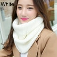 thumbnail image 1 of Ayyufe Fall Winter Warm Fashion Women Solid Color Pullover Neckerchief Knitted Scarf, 1 of 6