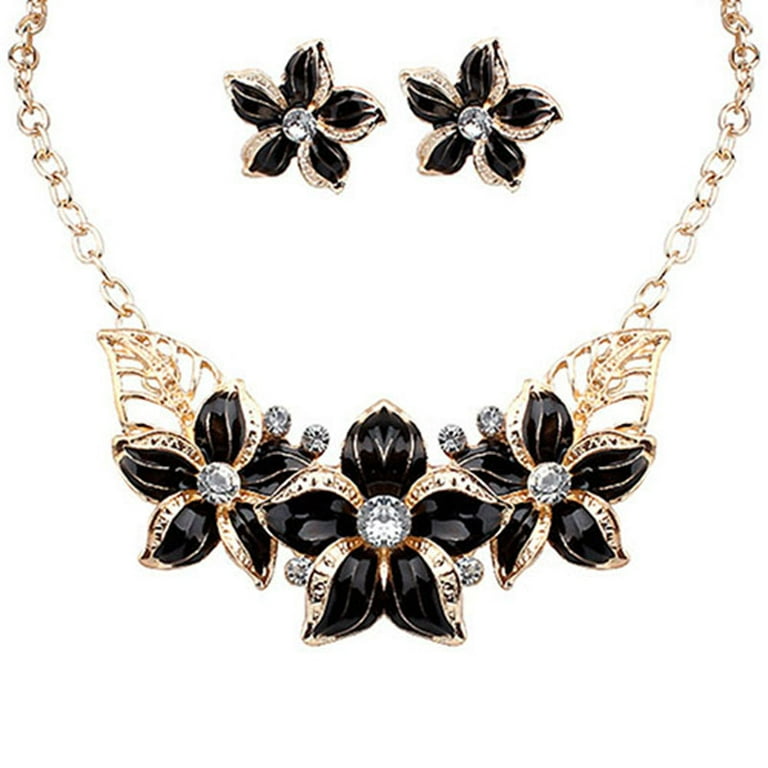 Ayyufe Shiny Rhinestone Pendant Clear Chain Necklace Women, Women's, Size: One size, Silver