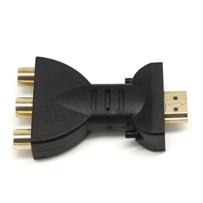 Ayyufe HDMI to 3 RCA Video Audio AV Adapter Component Converter for HDTV DVD Projector