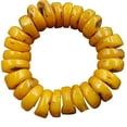 thumbnail image 1 of Ayyufe Natural Amber Beeswax Abacus Beaded Bracelet Hand, 1 of 6