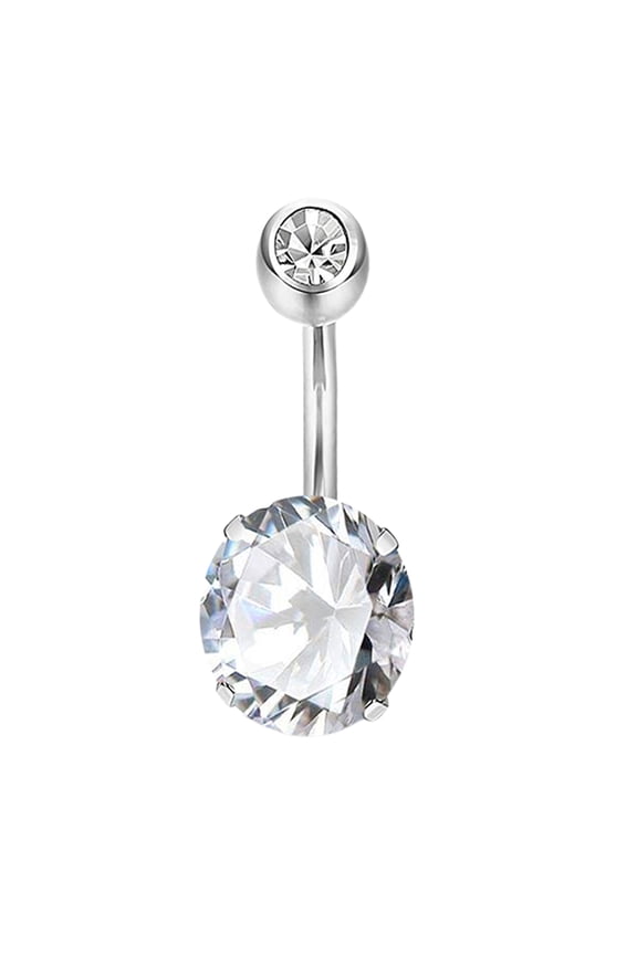 Navel Ring Cute Comfortable Smooth Surface Navel Body Piercing for Banquet