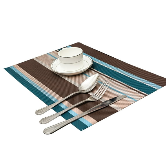 Ayyufe Placemat Rectangle Heat Insulation Mat Kitchen Dining Table Pad for Restaurant