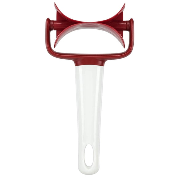Ayyufe Rolling Cutter; Dumpling Mold Dough Press Round Shape Cookie Cutter Roller Cooking Baking Tool; Red & White