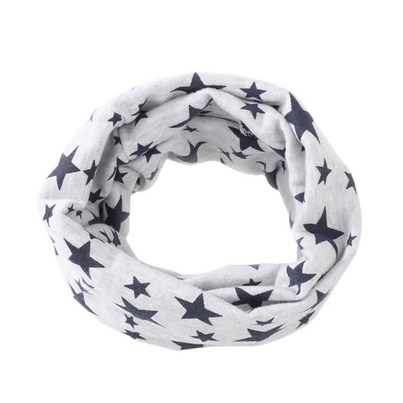 Ayyufe Stars Children's Cotton Neckerchief Kids Boy Girl Scarves Shawl Unisex Winter Knitting