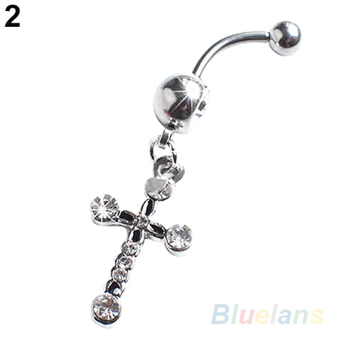 Cross belly deals ring
