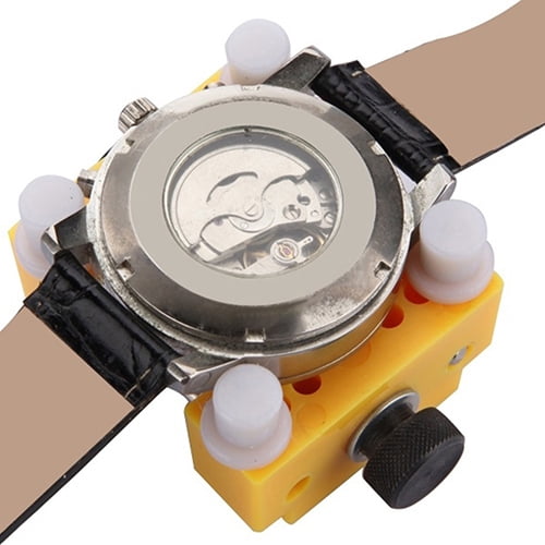 Ayyufe Watch Case Clamp Holder Adjustable Watchmakers Vice Wristwatches Repair Tool