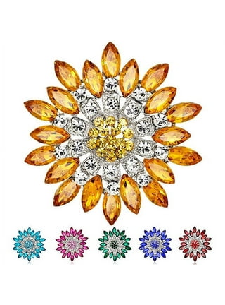 DYNWAVE Leaf Shape Brooch, Collar Pin, Brooch Flower, Pins Lapel Pin, Brooch Jewelery for Women, Gift Brown, Women's, Size: As described