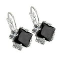 thumbnail image 1 of Ayyufe Women Shiny Rhinestone Leverback Earrings Engagement Wedding, 1 of 7