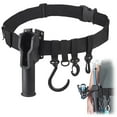 thumbnail image 1 of AzReference Adjustable Fishing Rod Holster - Hip Holster Wading Belt with Pole Inserter, Fits Waist up to 55, Spinning/Casting Reel Compatible, 1 of 7