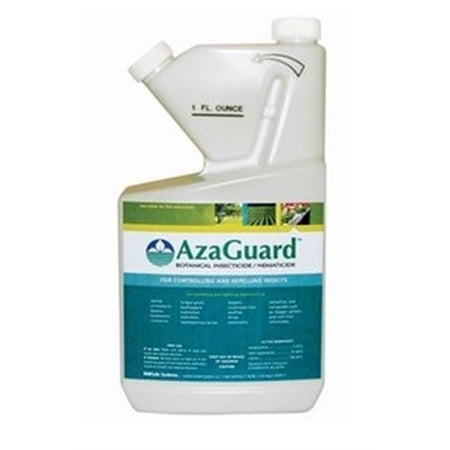 AzaGuard Botanical Insecticide Nematicide Concentrate - 32 oz - OMRI Listed - Organic - EPA Registered. 3 Percent Azadirachtin Formulated Insect Growth Regulator (IGR) - Insect Control