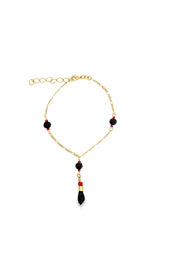 Azabache Beaded Bracelet (I281)