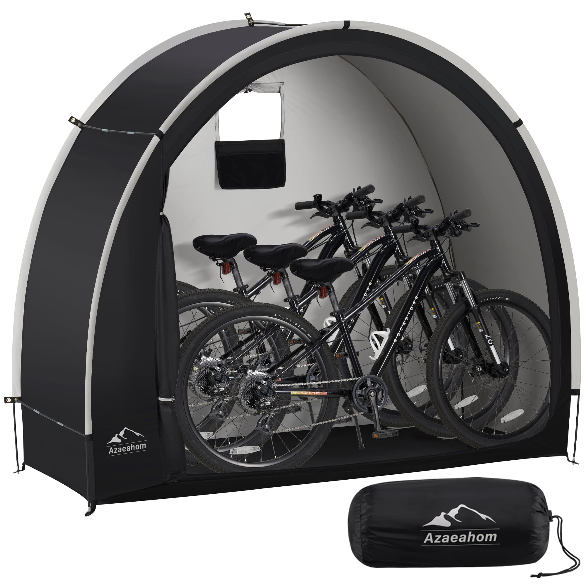 Azaeahom Bike Storage Shed Tent, Waterproof Outdoor Storage Shed for