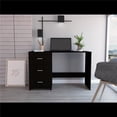 thumbnail image 1 of Azalea 3 Drawers Writing Desk, Black, 1 of 1
