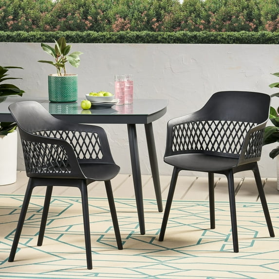 Azalea Outdoor Chair Set | Stable Frames for Long-Term Use | Unique Plastic Blend Material | Overcomes Weather Damage