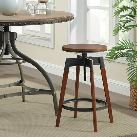 Azalea Park Modern Wood Adjustable Swivel Counter Stool