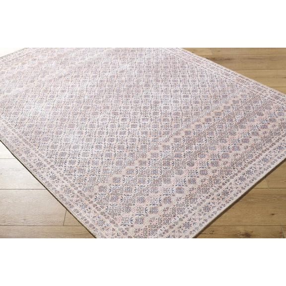 BoutiqueRugs Azalee Traditional Runner Rug - Machine Washable - Beige, Peach, Medium Brown - 2'7" x 7'10" Runner