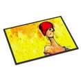 thumbnail image 1 of Azalines Earrings Lady Door Mat, 1 of 4