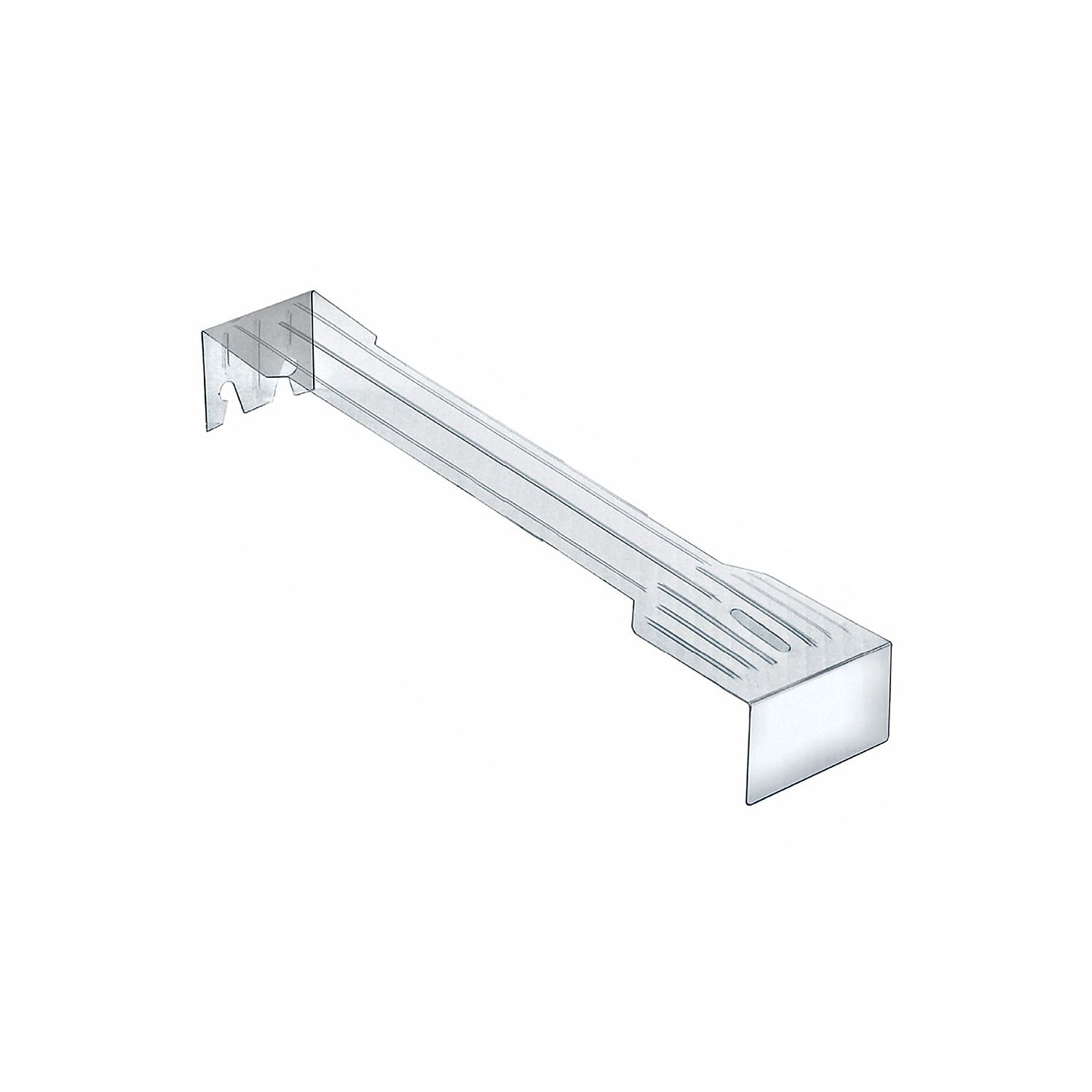 Clear Plastic Overlay for Metal Hooks, 10" Length, 50-Pack