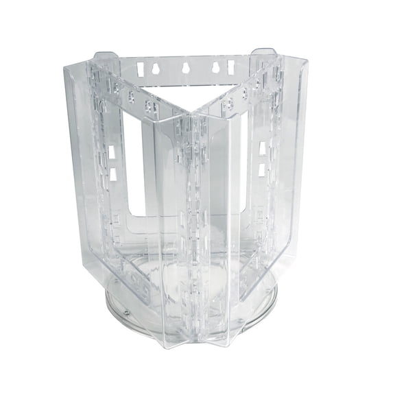 Three-Pocket Revolving Letter Brochure Holder