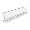 thumbnail image 1 of Azar 112703 8" W x 2" H L-Shaped Acrylic Sign Holder, 10Pack, 1 of 2