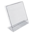 thumbnail image 1 of Azar 112741 Vertical Slanted, L-Shape 2-Inch Width by 3-Inch Height Acrylic Sign Holder, 10-Piece Set, 1 of 4