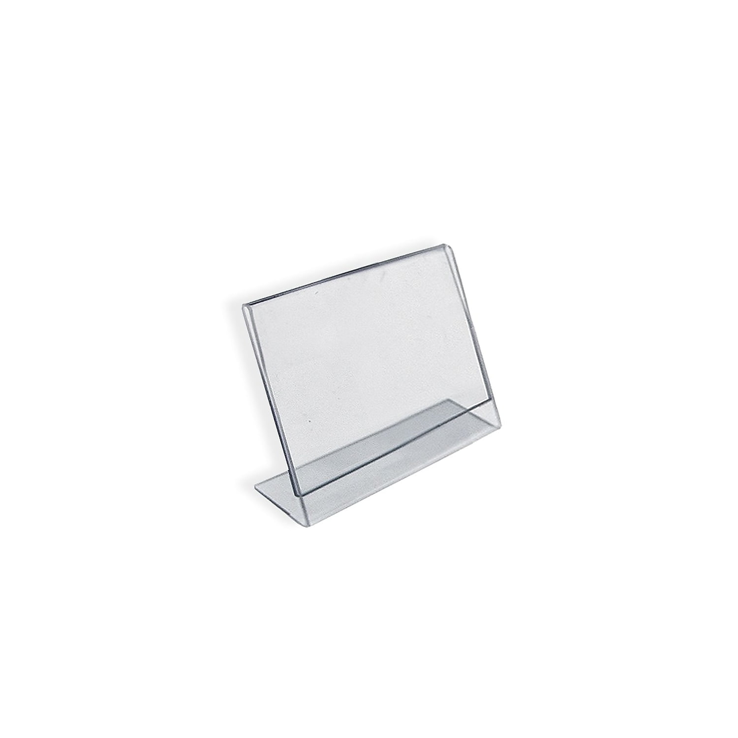 Clear Acrylic Horizontal Desktop Sign Holder Frame, 2" x 3"