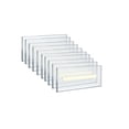 thumbnail image 1 of Self Adhesive Clear Acrylic Wall Sign Holder Frame 5.5" W x 2.5" H - Landscape/Horizontal, 10-Pack, 1 of 5
