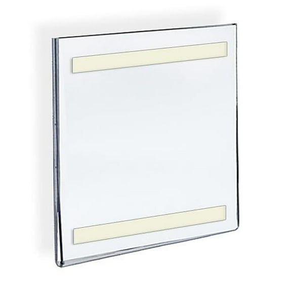 Azar 122027 5"W x 7"H Acrylic Sign Holder with Adhesive Tape , 10Pack