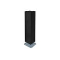 thumbnail image 1 of Azar 14" x 14" x 60" Interlocking Pegboard Display Black 701464-BLK, 1 of 4